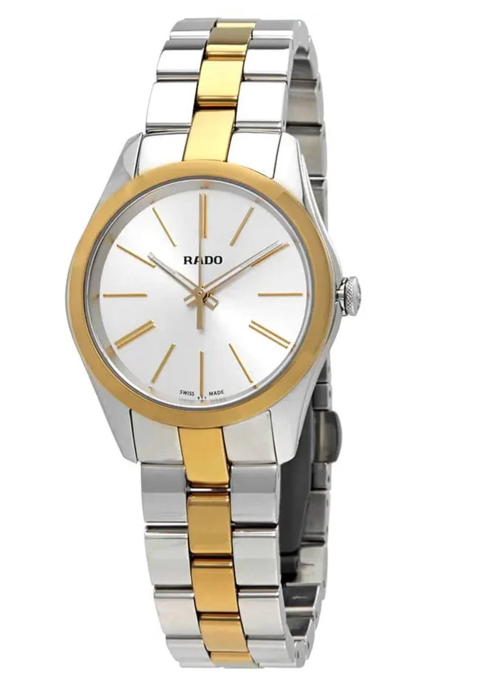 Женские кварцевый часы Rado HyperChrome 111.0975.3.011 серебристый нержавеющая сталь + ceramos™ — Изображение 4