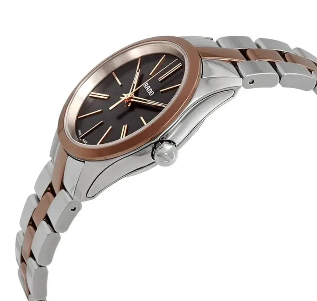Женские кварцевый часы Rado HyperChrome 111.0976.3.015 черный нержавеющая сталь + ceramos™ — Изображение 3