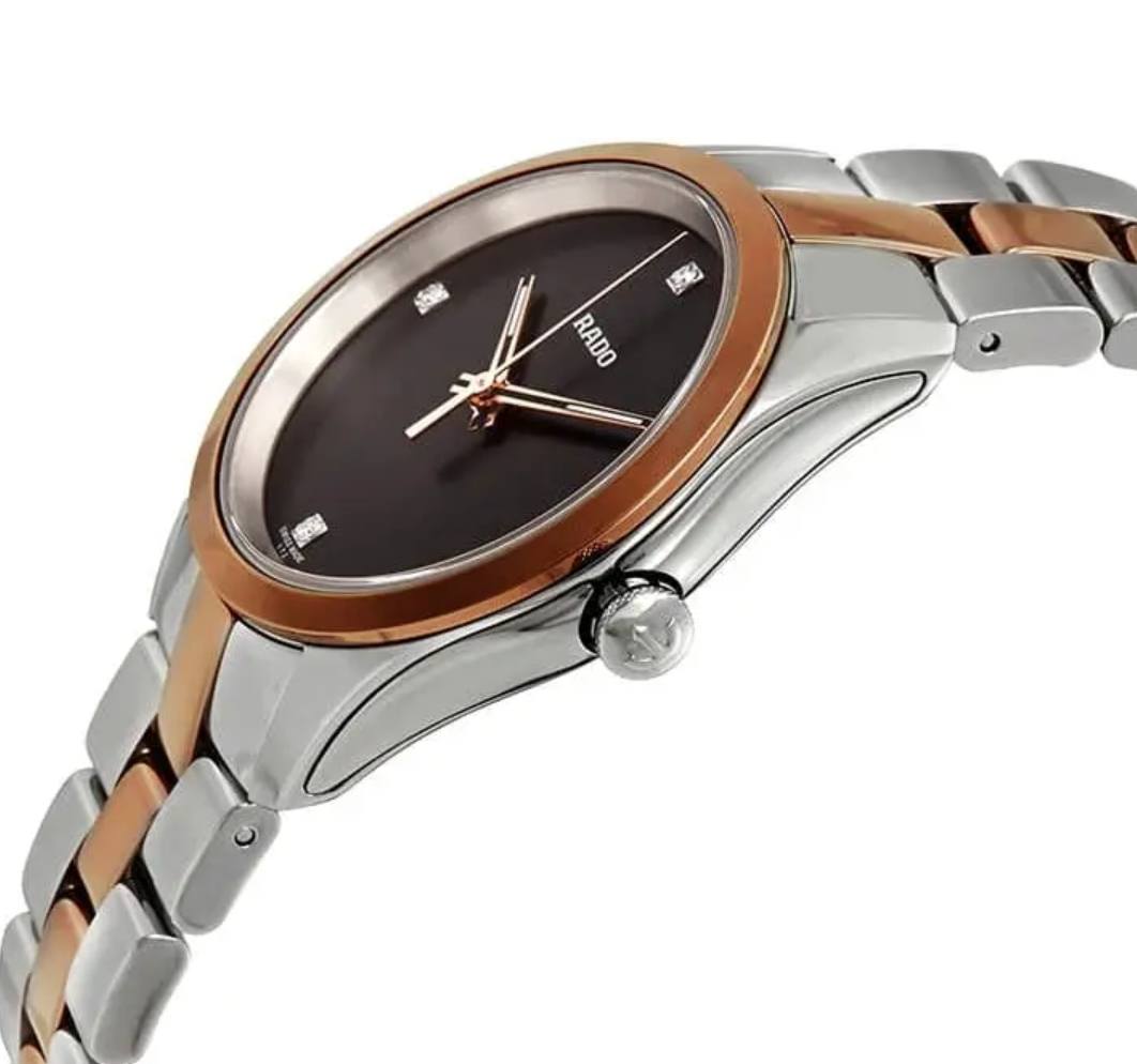 Женские кварцевый часы Rado HyperChrome 111.0976.3.072 черный нержавеющая сталь + ceramos™ — Изображение 2