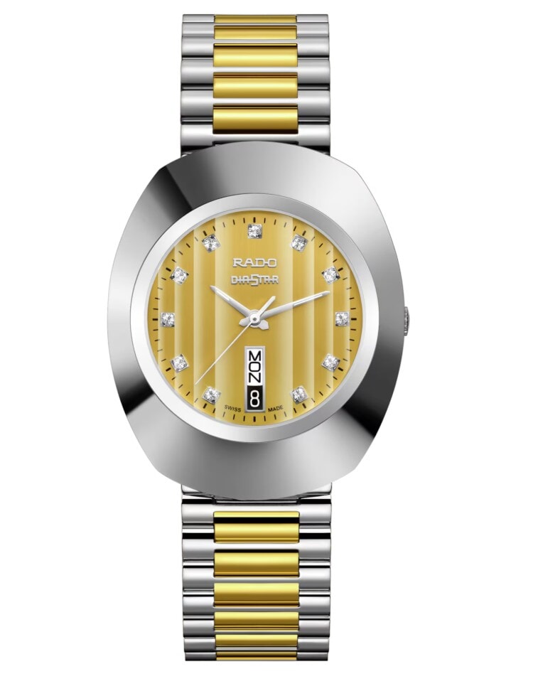 Мужские кварцевый часы Rado DiaStar 114.0305.3.130 золотистый нержавеющая сталь + pvd — Изображение 1