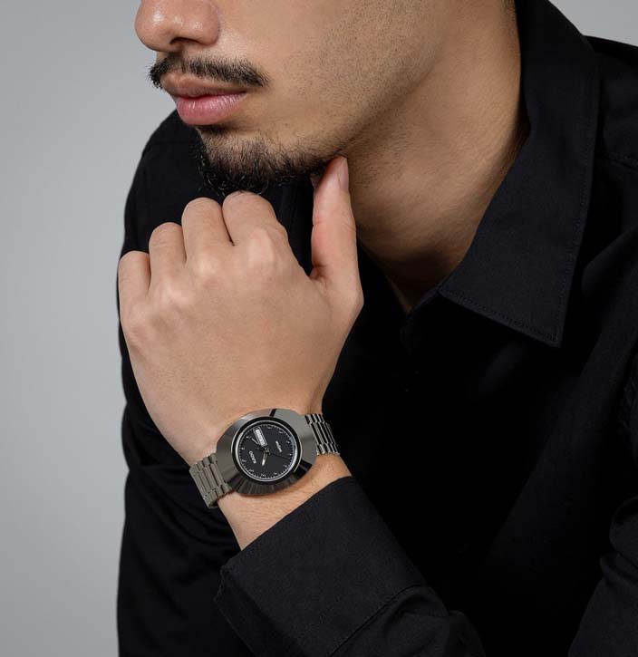 Мужские часы Rado DiaStar 114.0391.3.015, механизм кварцевый, циферблат черный, браслет нержавеющая сталь — Изображение 4