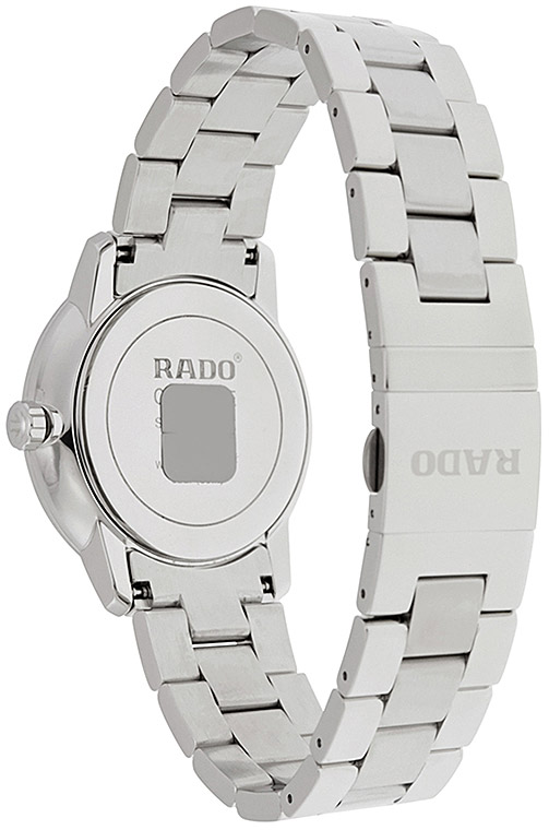 Мужские кварцевый часы Rado Coupole Classic 115.3864.4.015 черный нержавеющая сталь — Изображение 4
