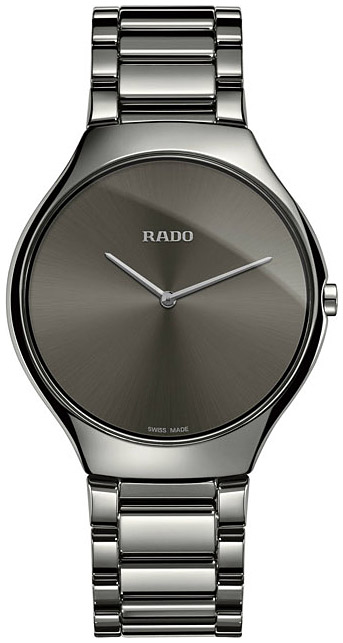 Мужские кварцевый часы Rado True Thinline 140.0955.3.012 черный плазменная керамика — Изображение 1