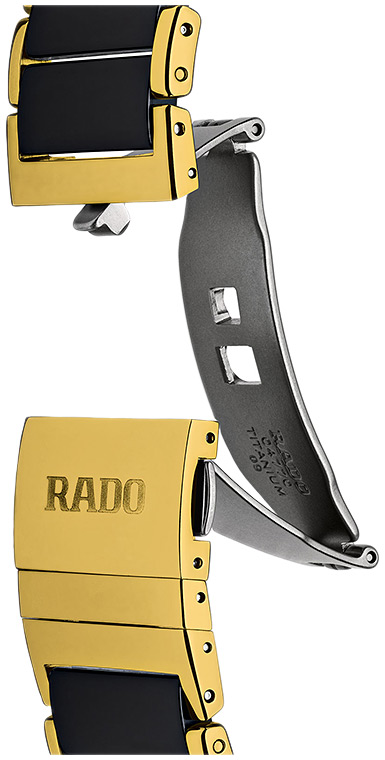 Женские кварцевый часы Rado Integral 153.0845.3.016 черный нержавеющая сталь + pvd + керамика — Изображение 5