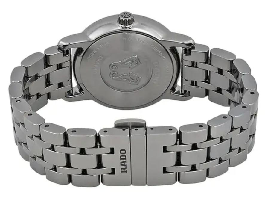 Женские кварцевый часы Rado DiaMaster 218.0064.3.210 серебристый плазменная керамика — Изображение 3