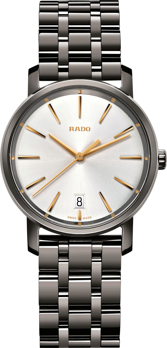 Женские кварцевый часы Rado DiaMaster 218.0064.3.210 серебристый плазменная керамика — Изображение 1