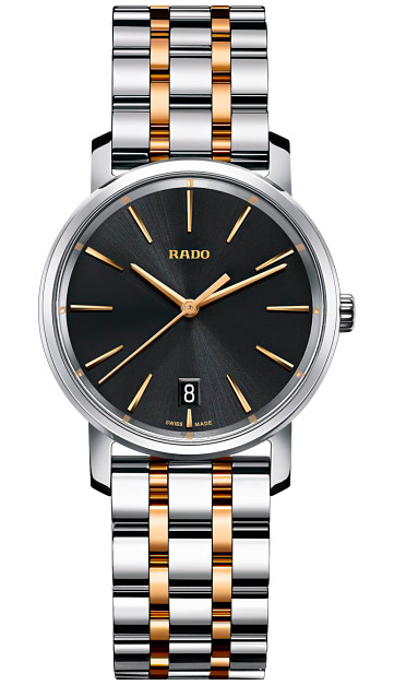 Женские кварцевый часы Rado DiaMaster 218.0089.3.016 черный нержавеющая сталь + pvd — Изображение 1