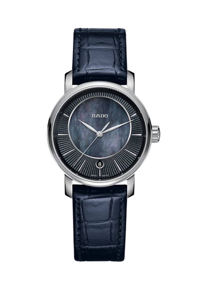 Женские кварцевый часы Rado DiaMaster 218.0089.3.191 синий кожа — Изображение 1