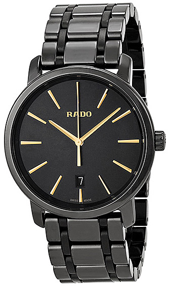Мужские кварцевый часы Rado DiaMaster 219.0066.3.015 черный керамика — Изображение 4