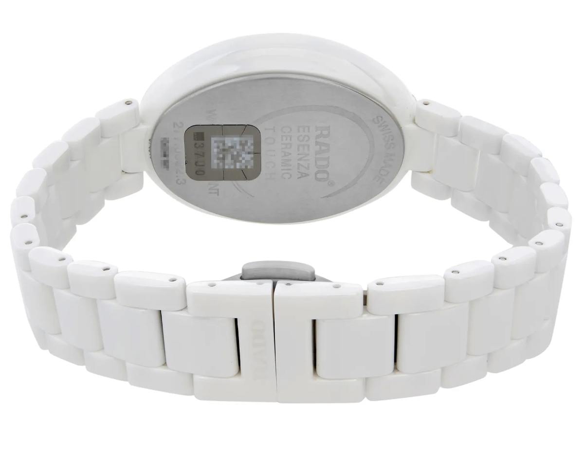 Женские кварцевый часы Rado Esenza Ceramic Touch 277.0092.3.071 белый керамика — Изображение 3