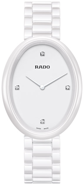 Женские кварцевый часы Rado Esenza Ceramic Touch 277.0092.3.071 белый керамика — Изображение 1
