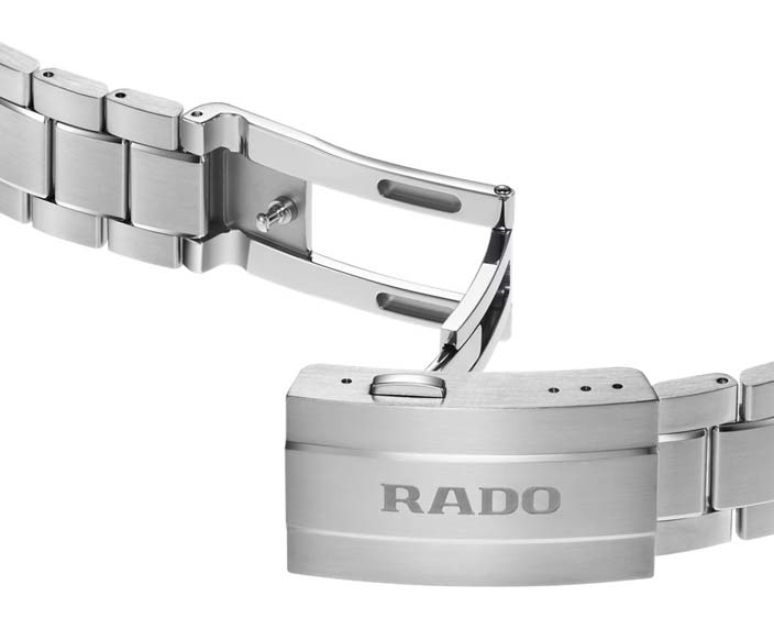 Мужские часы Rado HyperChrome 292.6280.3.020, механизм кварцевый, циферблат синий, браслет нержавеющая сталь — Изображение 7