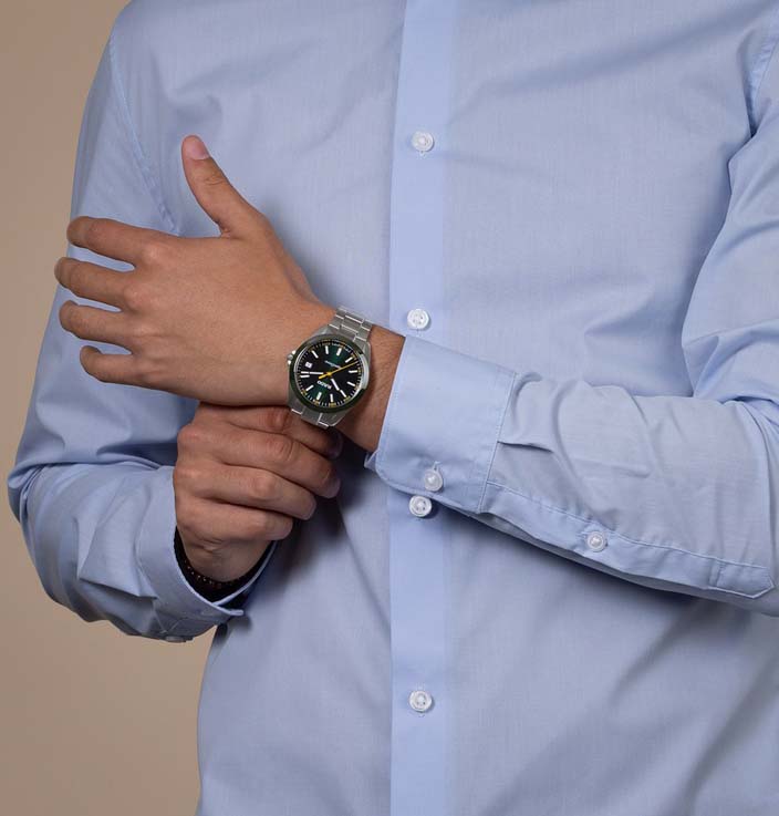 Мужские часы Rado HyperChrome 292.6280.3.031, механизм кварцевый, циферблат зеленый, браслет нержавеющая сталь — Изображение 4