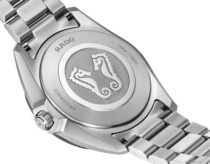 Мужские часы Rado HyperChrome 292.6280.3.031, механизм кварцевый, циферблат зеленый, браслет нержавеющая сталь — Изображение 6
