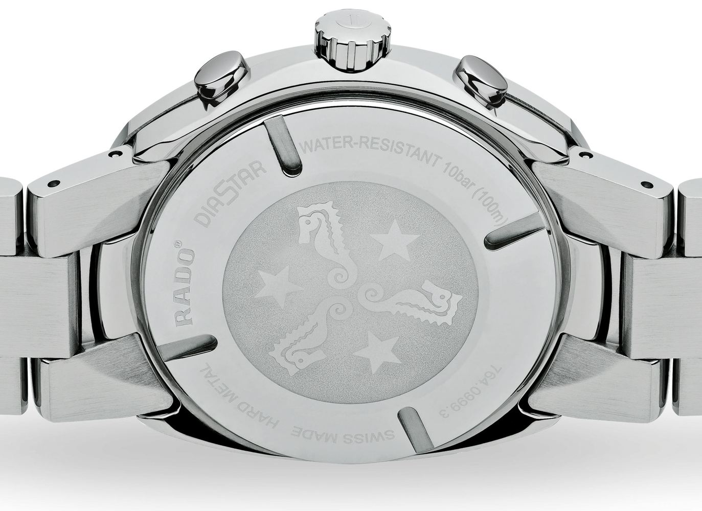 Мужские кварцевый часы Rado DiaStar 370.0638.3.017 синий нержавеющая сталь — Изображение 3