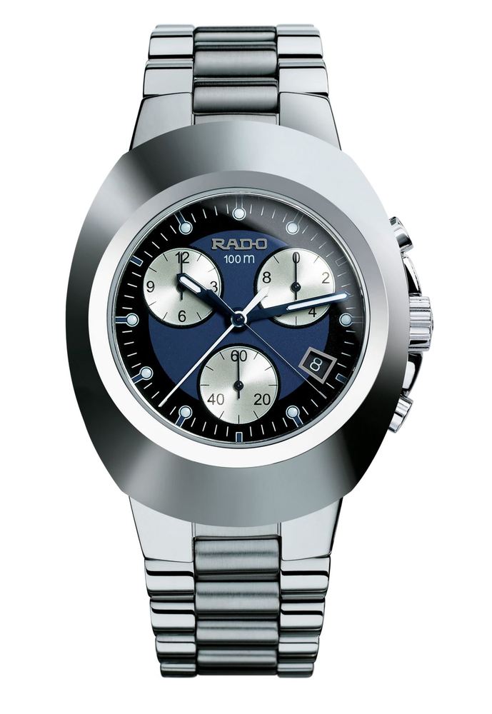 Мужские кварцевый часы Rado DiaStar 370.0638.3.017 синий нержавеющая сталь — Изображение 1