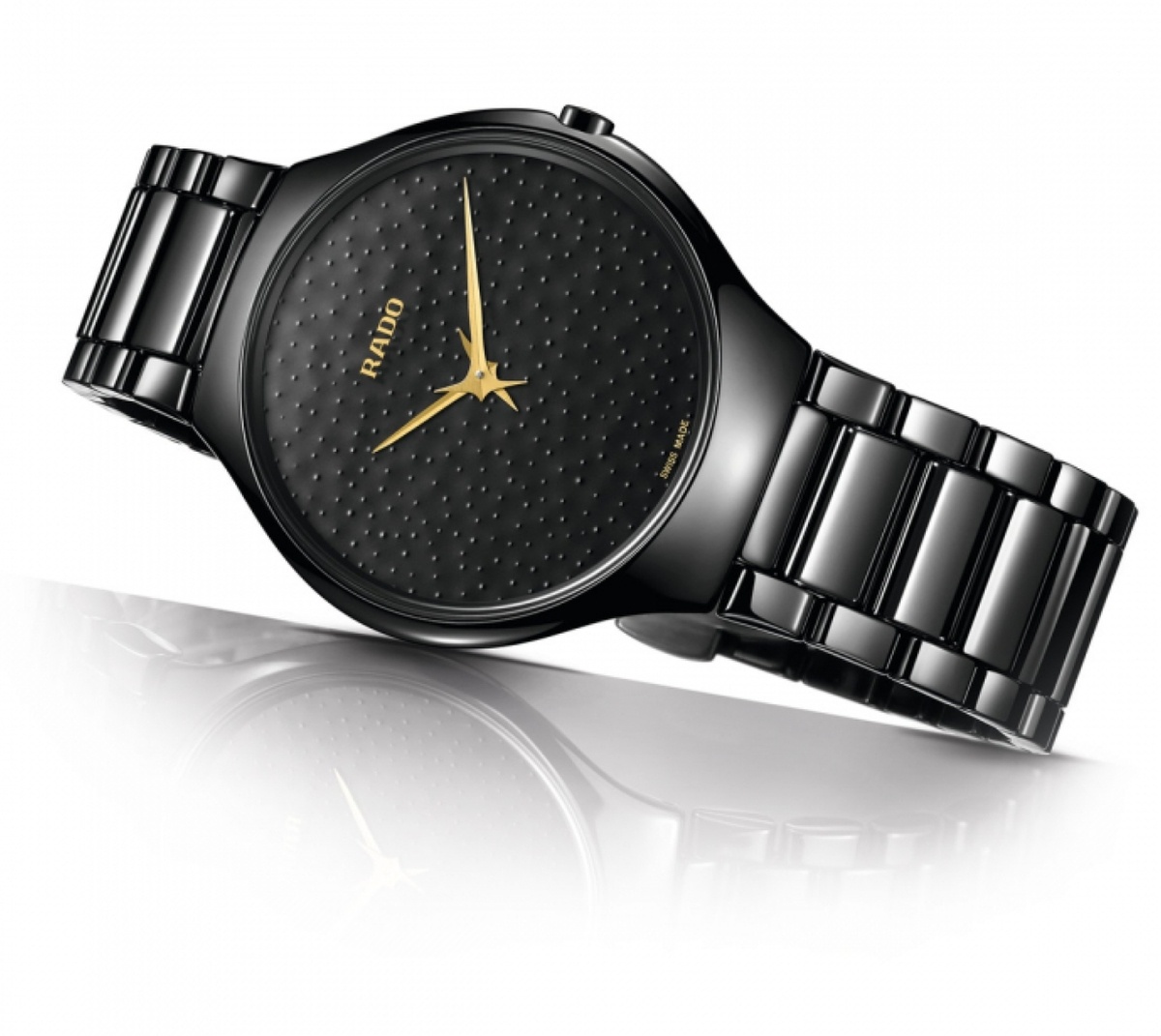 Унисекс кварцевый часы Rado True Thinline 420.0009.3.019  высокотехнологичная керамика — Изображение 4