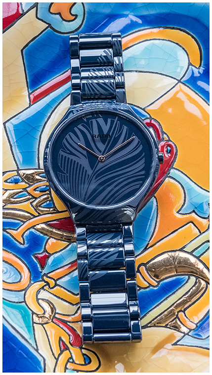 Женские кварцевый часы Rado True Thinline 420.0014.3.015 синий керамика — Изображение 6