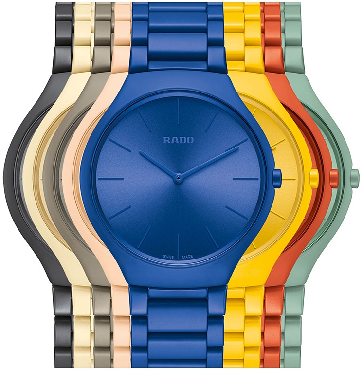 Унисекс кварцевый часы Rado True Thinline 420.6093.3.063 желтый керамика — Изображение 10