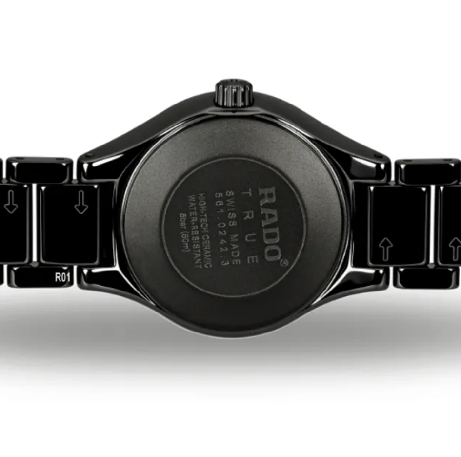 Женские механический с автоподзаводом часы Rado True 561.0242.3.072 черный керамический — Изображение 3