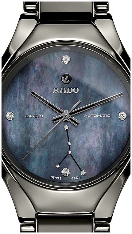 Женские механический с автоподзаводом часы Rado True 561.0243.3.091 синий плазменная керамика — Изображение 2