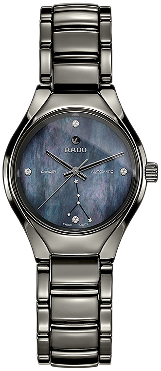 Женские механический с автоподзаводом часы Rado True 561.0243.3.091 синий плазменная керамика — Изображение 1