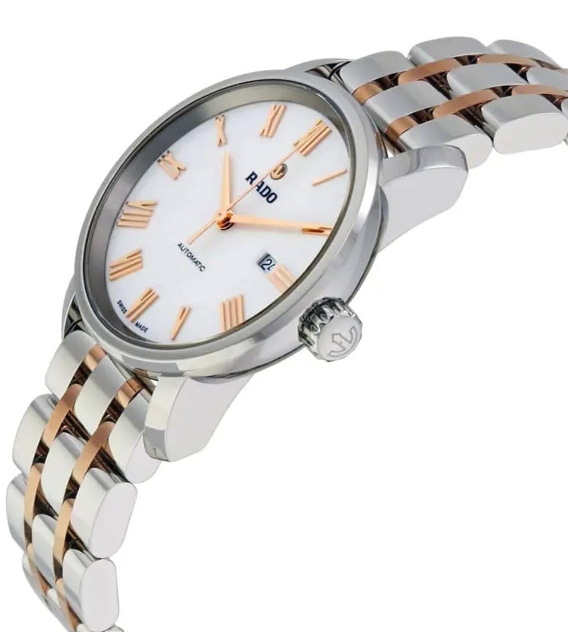 Женские механический с автоподзаводом часы Rado DiaMaster 580.0050.3.012 серебристый нержавеющая сталь + pvd — Изображение 2