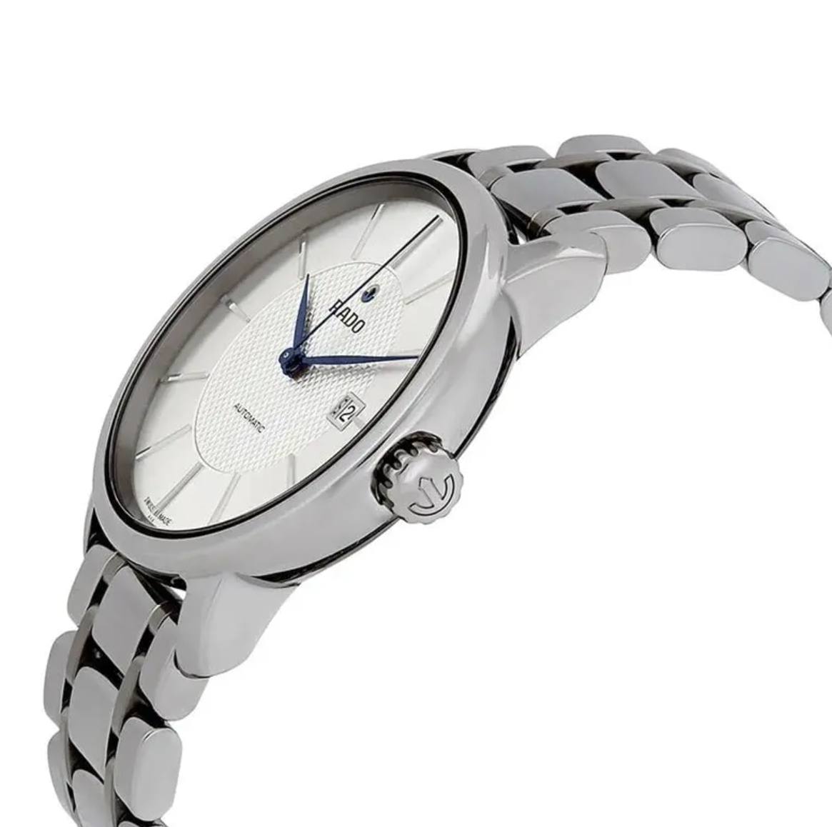 Мужские механический с автоподзаводом часы Rado DiaMaster 629.0074.3.013 серебристый плазменная керамика — Изображение 2