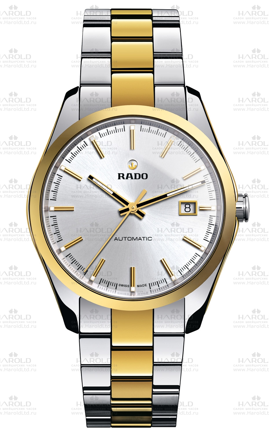 Мужские механический с автоподзаводом часы Rado HyperChrome 658.0979.3.010 серебристый нержавеющая сталь + ceramos™ — Изображение 1