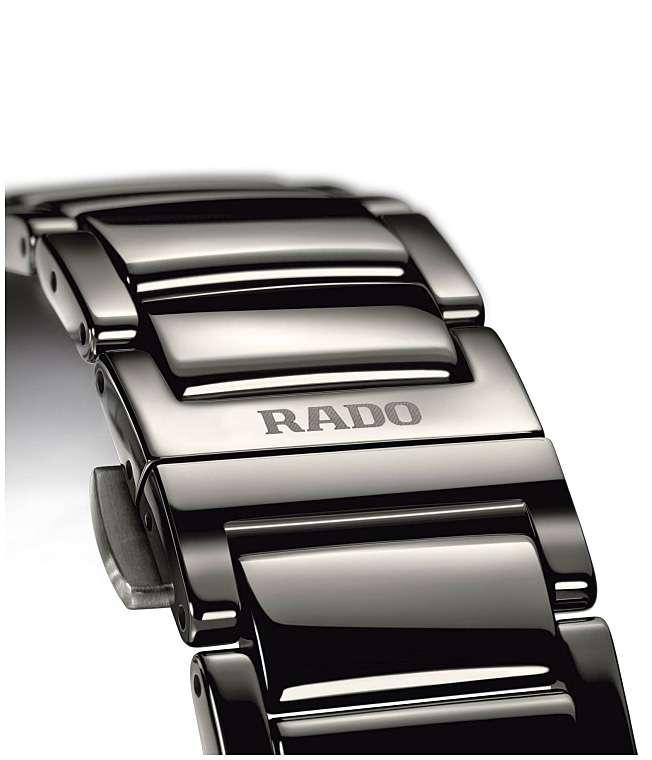 Унисекс механический с автоподзаводом часы Rado True 763.0057.3.073 черный плазменная керамика — Изображение 4