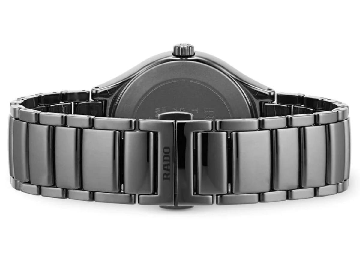 Унисекс механический с автоподзаводом часы Rado True 763.0057.3.085 белый плазменная керамика — Изображение 5