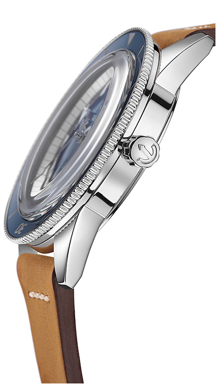 Мужские механический с автоподзаводом часы Rado Captain Cook 763.0505.3.120 синий кожа — Изображение 4