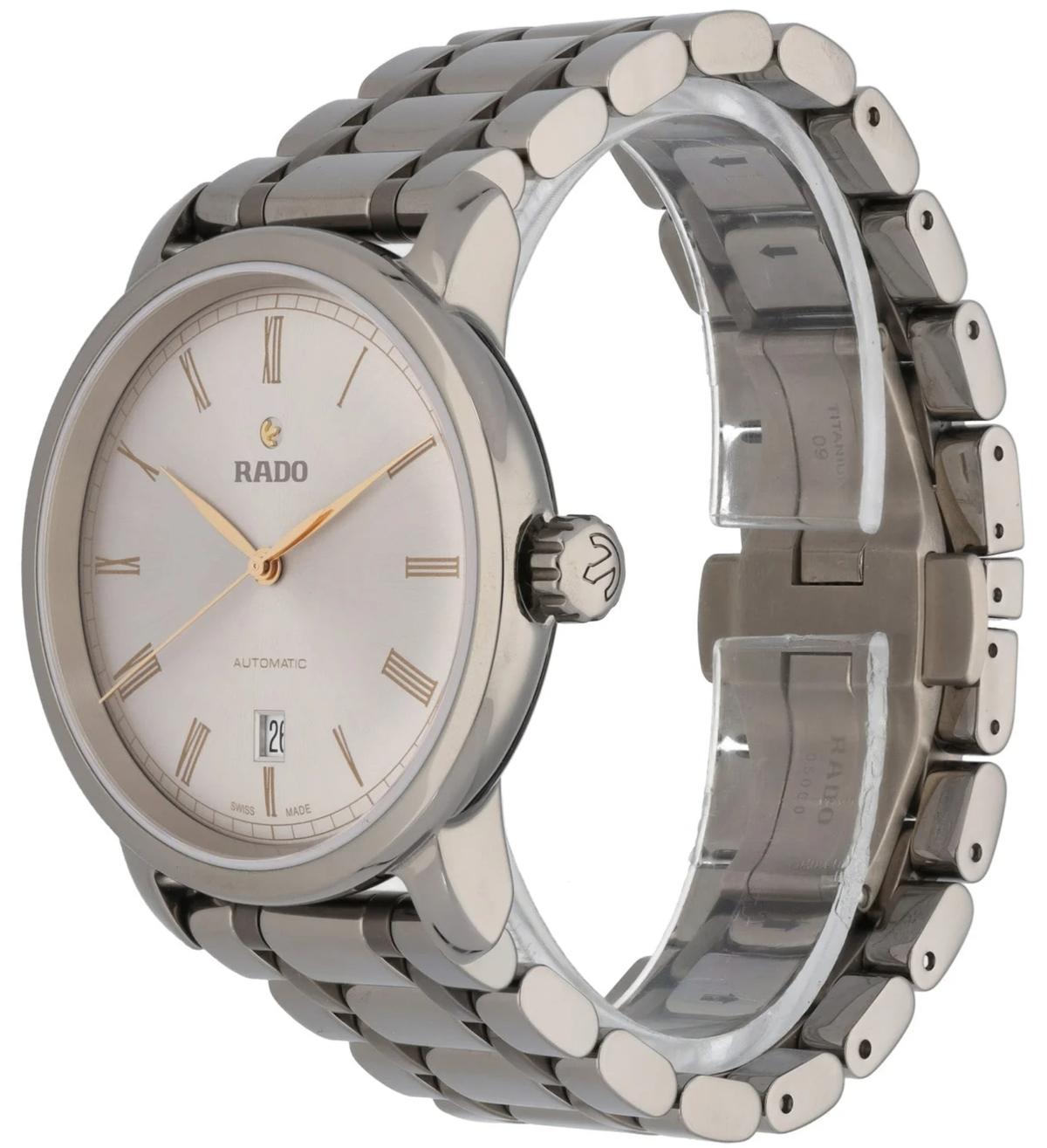 Мужские механический с автоподзаводом часы Rado DiaMaster 763.0806.3.010 серый плазменная керамика — Изображение 2