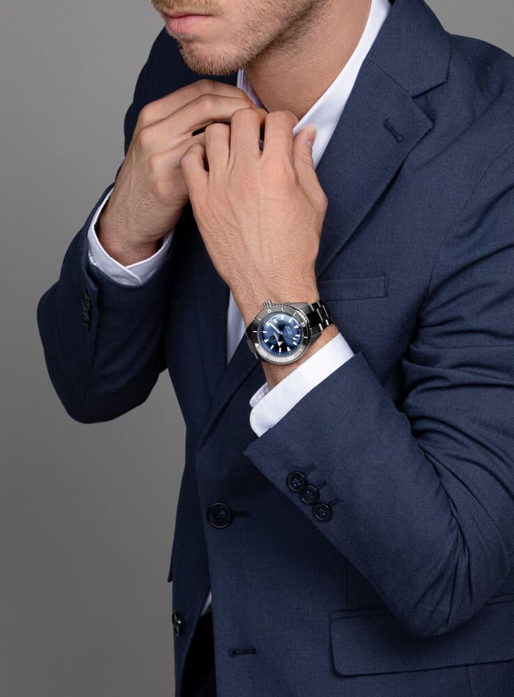 Мужские механический с автоподзаводом часы Rado Captain Cook 763.6144.3.020 синий плазменная керамика — Изображение 2