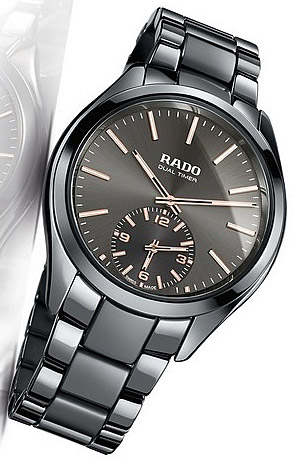 Мужские кварцевый часы Rado HyperChrome 765.0102.3.017 черный керамика — Изображение 2