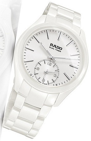 Мужские кварцевый часы Rado HyperChrome 765.0113.3.010 серебристый керамика — Изображение 2