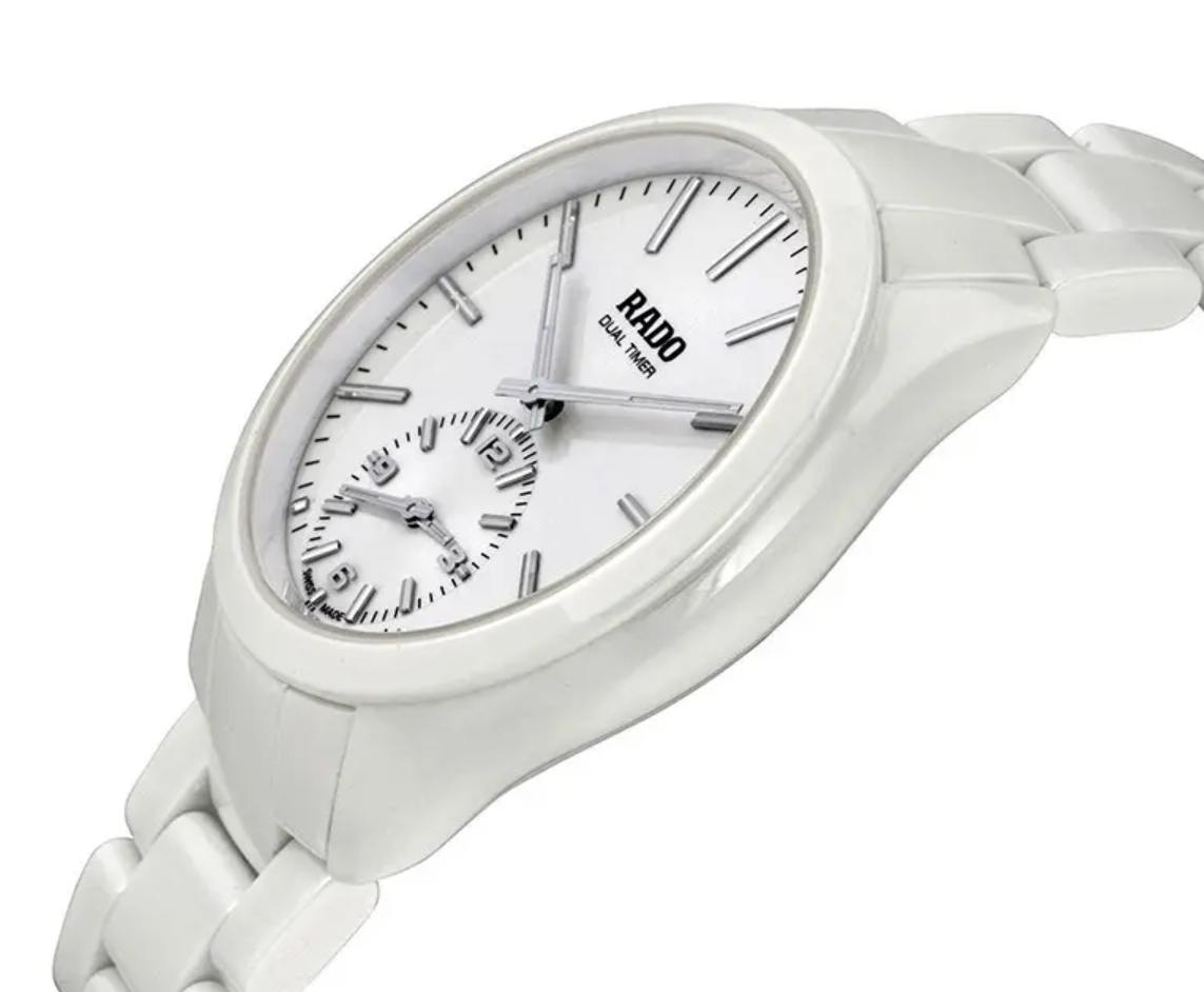 Мужские кварцевый часы Rado HyperChrome 765.0113.3.010 серебристый керамика — Изображение 3