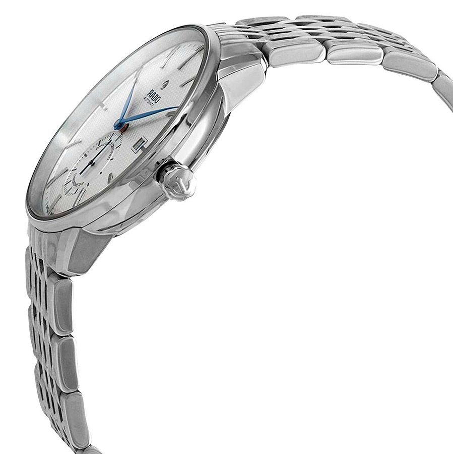 Мужские часы Rado Coupole Classic 773.3880.4.001, механизм механический хронометр с автоподзаводом, циферблат белый, браслет нержавеющая сталь — Изображение 4