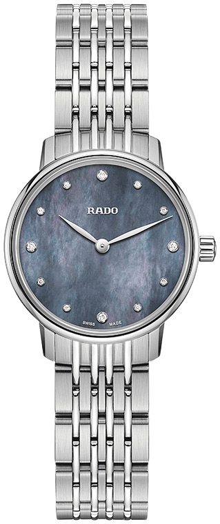 Женские кварцевый часы Rado Coupole Classic 963.3897.4.090 синий нержавеющая сталь — Изображение 1