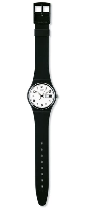 Унисекс часы Swatch Classic GB743-S26, механизм кварцевый, циферблат белый, браслет  — Изображение 2