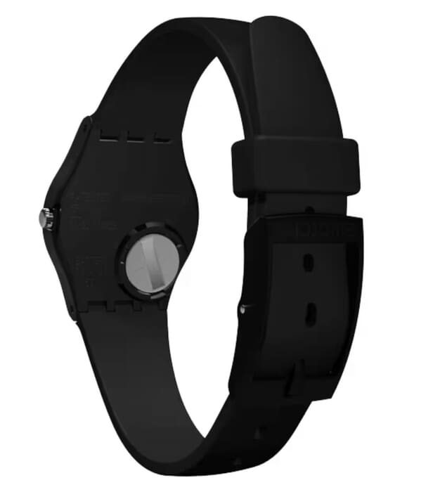 Унисекс часы Swatch None LB153, механизм кварцевый, циферблат белый, браслет полимер — Изображение 4