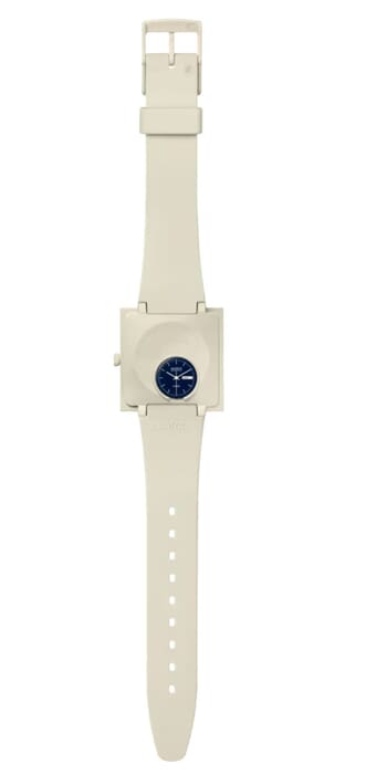 Унисекс часы Swatch Bioceramic What if SO34T700, механизм кварцевый, циферблат синий, браслет  — Изображение 4