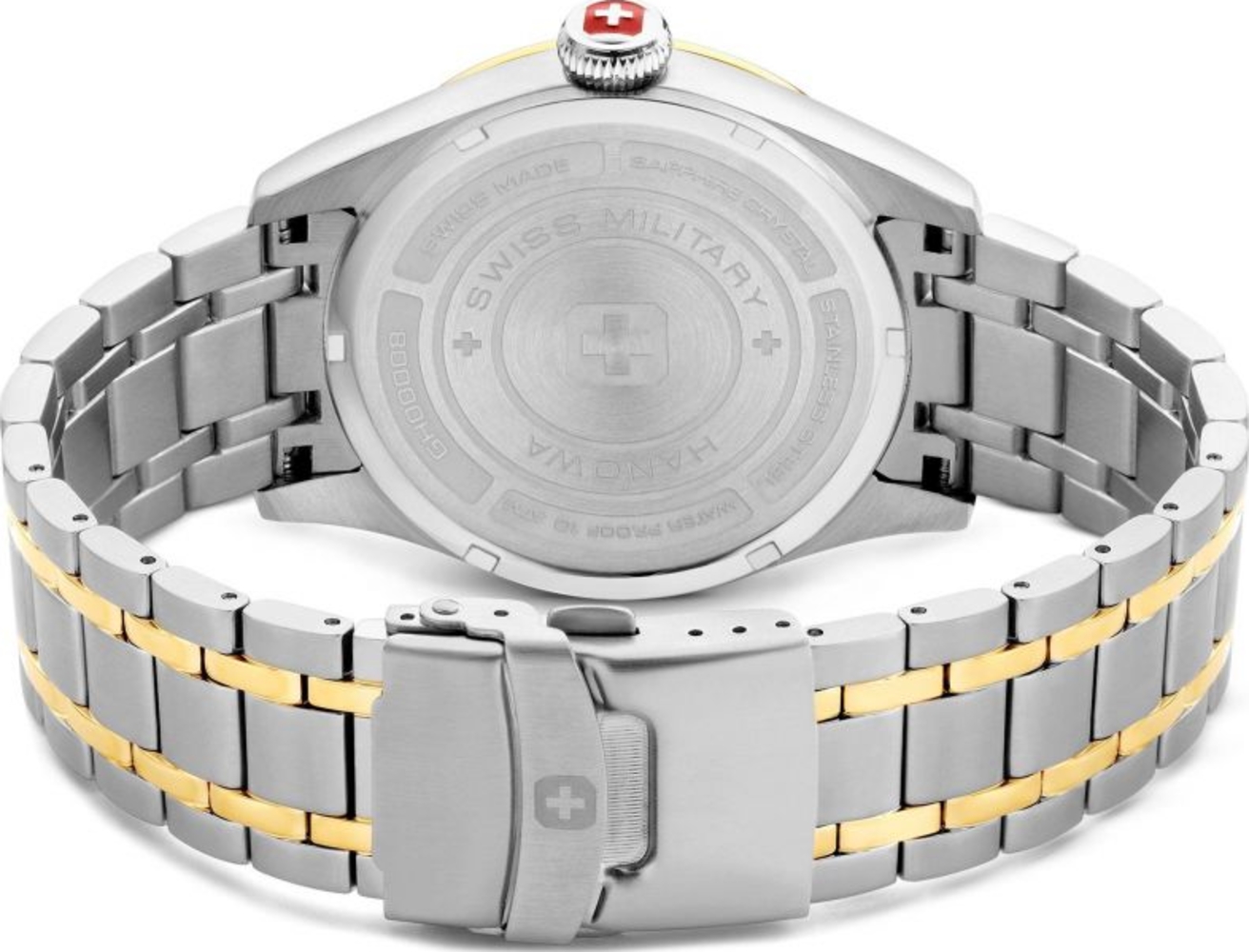 Мужские часы Swiss Military Hanowa Thunderbolt SMWGH0000860, механизм кварцевый, циферблат серый, браслет нержавеющая сталь — Изображение 3