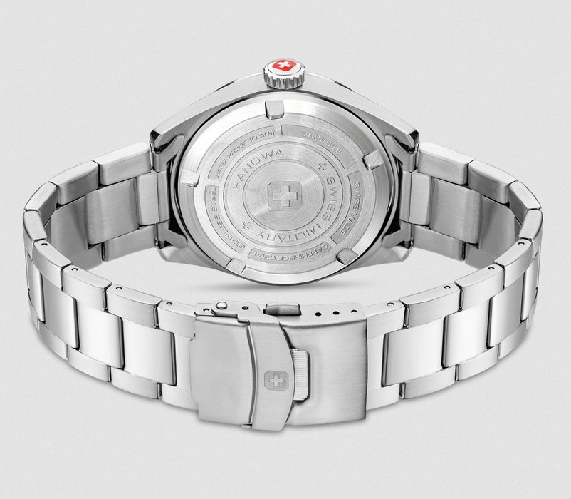 Мужские часы Swiss Military Hanowa Roadrunner Maxed SMWGH0001602, механизм кварцевый, циферблат синий, браслет нержавеющая сталь — Изображение 3