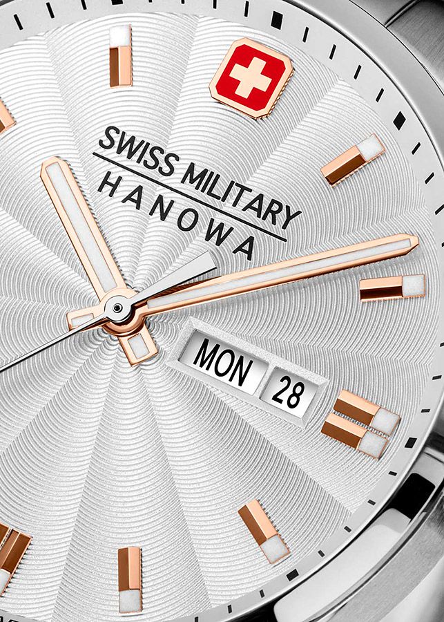 Мужские часы Swiss Military Hanowa Roadrunner SMWGH0001604, механизм кварцевый, циферблат серебристый, браслет нержавеющая сталь — Изображение 5
