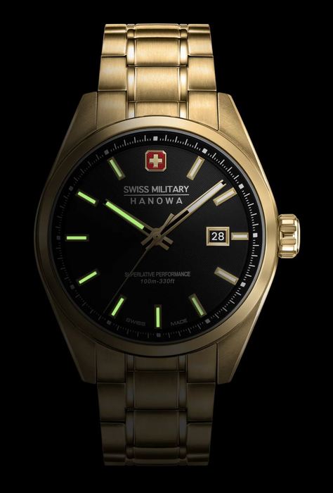 Мужские часы Swiss Military Hanowa Pioneer SMWGH0004110, механизм кварцевый, циферблат черный, браслет нержавеющая сталь — Изображение 4