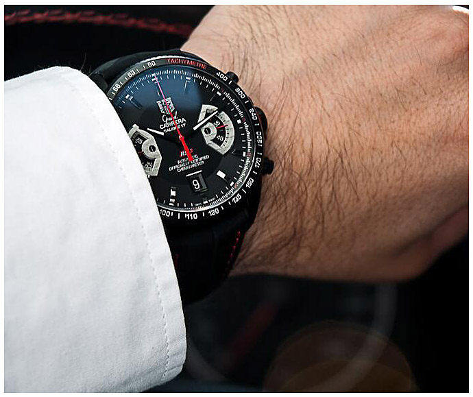 FC6237 TAG Heuer Grand Carrera Chronograph Black Strap