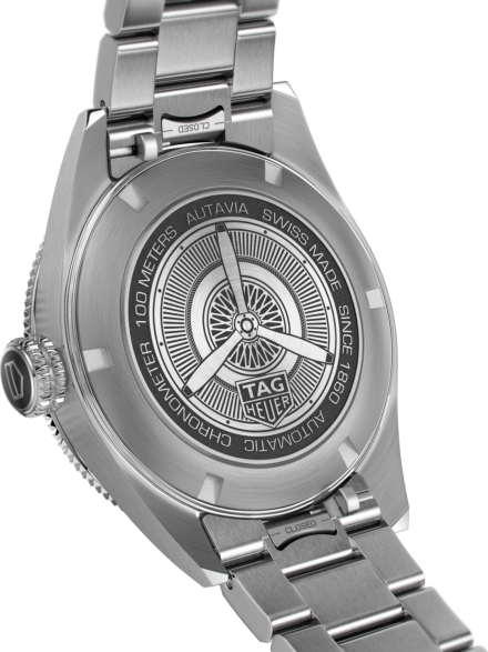 Мужские часы TAG Heuer Autavia WBE5116.EB0173, механизм механический с автоподзаводом, циферблат синий, браслет нержавеющая сталь — Изображение 2