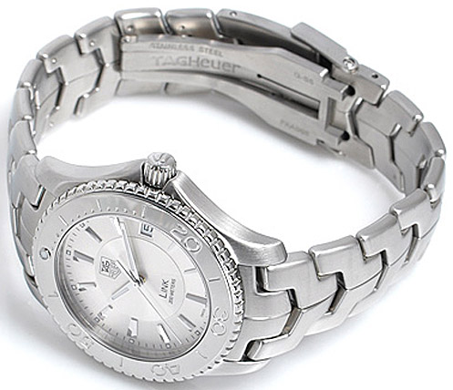 Мужские часы TAG Heuer Link WJ1111.BA0570, механизм кварцевый, циферблат серебристый, браслет нержавеющая сталь — Изображение 3