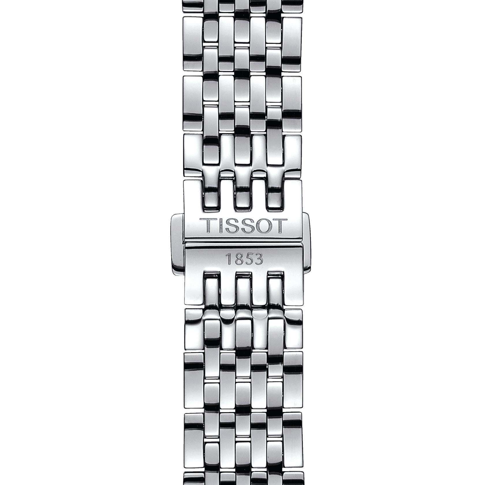 Мужские часы Tissot T006 41 T-Classic Le Locle T006.407.11.043.00, механизм механический с автоподзаводом, циферблат синий, браслет нержавеющая сталь — Изображение 2
